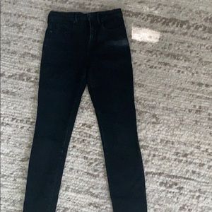Everlane black skinny jeans, size 27 tall
